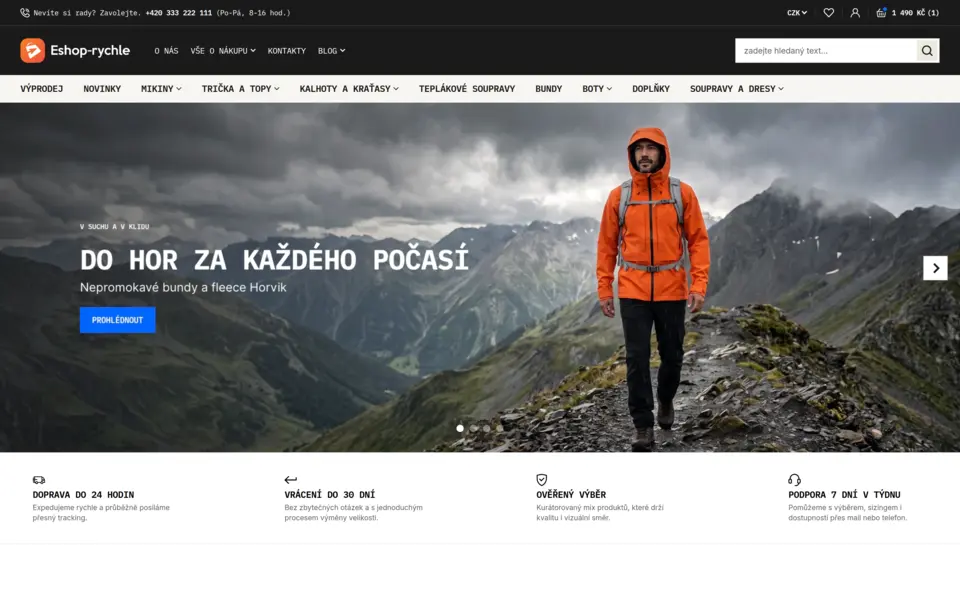 ukázka šablony na počítači