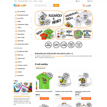 Náhled e‑shopu Kukando.cz